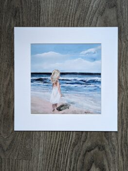 Der Moment – Kunstdruck im Passepartout